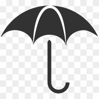 Umbrella Vector Png , Png Download - Umbrella Black And White Logo Png, Transparent Png