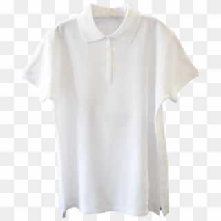 White Polo Shirt Png - White School Polo Shirt, Transparent Png