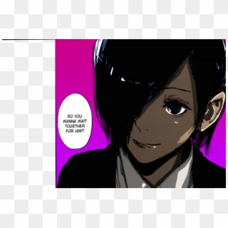 Manga Spoilers[colored] Touka Cuteness In Chapter 178 - Cartoon, HD Png Download