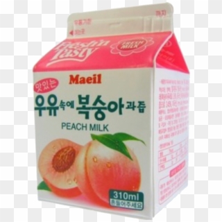 Peach Drinks, Cute Food, Japanese Snacks, Japanese - Korean Peach Milk Drink, HD Png Download