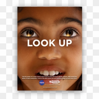 Look Up Print - Child, HD Png Download