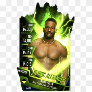 Supercard Cedricalexander S3 Hardened Raw 9527 Supercard - Wwe Supercard Monster Fusion Sheamus, HD Png Download