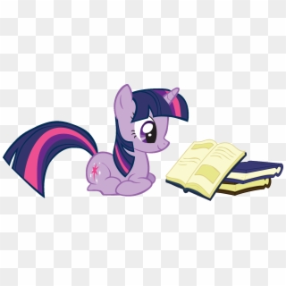 Image Fanmade Twilight Sparkle Reading A Png - My Little Pony Twilight Sparkle Books, Transparent Png