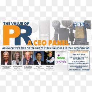 The Value Of Pr A Ceo Panel - Brevard Achievement Center, HD Png Download