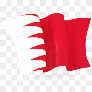 Bahrain Waving Flag Png, Transparent Png
