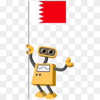 Flag Bot, Bahrain - China Presentation Background, HD Png Download