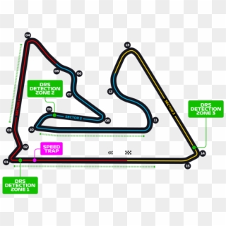 Bahrain Circuit - Bahrain Drs Zone 2019, HD Png Download