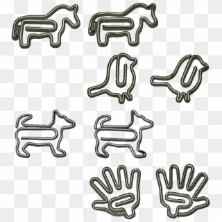 Paperclips - Drawing, HD Png Download