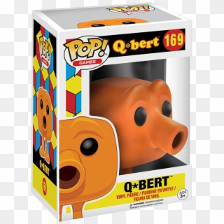 Funko Pop Games Qbert Qbert - Funko Q Bert, HD Png Download