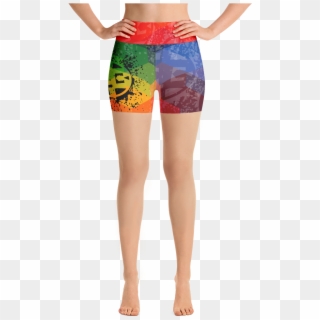 Yoga Shorts Qbert - Yoga Pants, HD Png Download