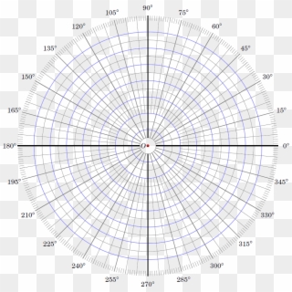 Polar Coordinate Graph Paper Printable 163797 - Circle, HD Png Download