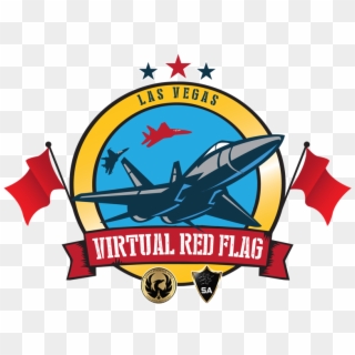 Virtual Red Flag 800px - Emblem, HD Png Download