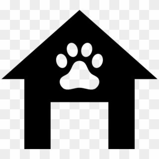 Dog House Clip Art Black And White - Dog House Clip Art, HD Png Download
