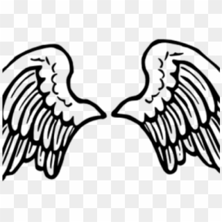Halo Clipart Angel Wing - Cartoon Angel Wings Png, Transparent Png