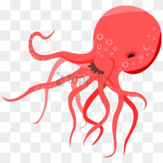 Jpg Library Stock Collection Of Free Cephalopode Clipart - Octopus Clipart, HD Png Download