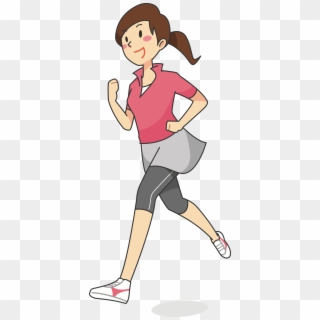 Transparent Download Woman Running Big Image Png - Woman Jogging Clipart, Png Download