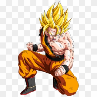 Super Saiyan 2 Should Have Added Pupils And Made The - Goku Super Saiyan Brown, HD Png Download