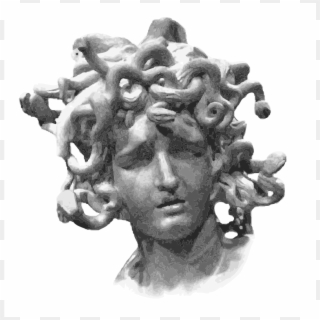 Picture Freeuse Library Clipart Head Medium Image Png - Medusa Head Statue Png, Transparent Png