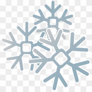 Snowflakes Clip Art At Clker - Snow Clipart Transparent Background, HD Png Download