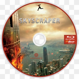 Skyscraper Bluray Disc Image - Skyscraper On Blu Ray, HD Png Download