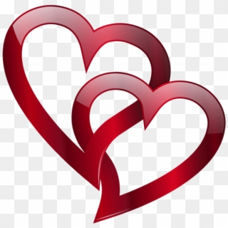 Free Png Red Double Heart Png, Transparent Png