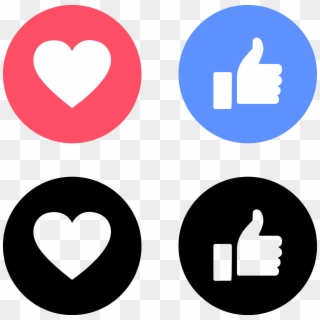 Download Like Love Facebook Icons Svg Eps Png Psd Ai - Emblem, Transparent Png