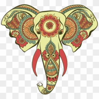 Hinduism Free Png Image - Mandala Of Elephant, Transparent Png