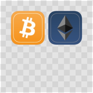 Bitcoin And Ethereum - Bitcoin, HD Png Download