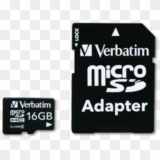 Microsdhc 16gb Card 1 - 32gb Verbatim Micro Sd, HD Png Download