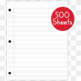Narrow Notebook Paper - Double Line Notebook Paper, HD Png Download