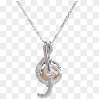 Music Note Necklace - Music Note Necklace Png, Transparent Png