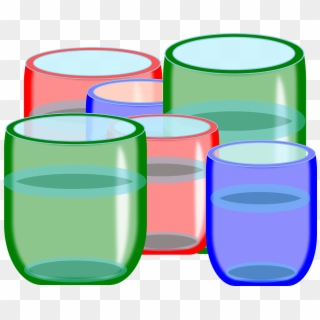 Glass, Water, Drink, Bubble, Transparent - Drawings Of Water Glasses, HD Png Download