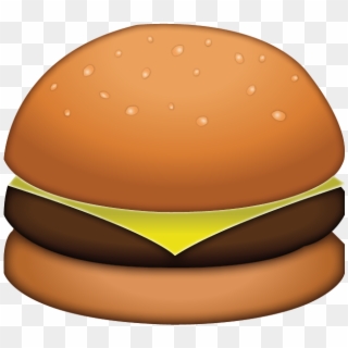 Burger Emoji Png, Transparent Png