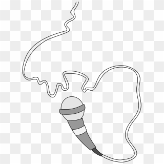 958 X 1288 7 - Microphone With Wire Cartoon, HD Png Download