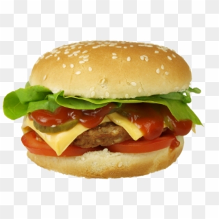 Cheese Burger - Chicken Burger With Onion Rings, HD Png Download