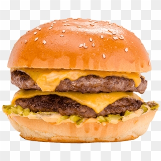 Double Cheese - Fast Food Burger, HD Png Download