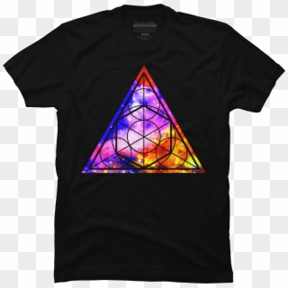 Sacred Geometry Triangle Men's T-shirt - Naruto Kurama T Shirt, HD Png Download