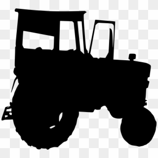 Png File Size - Tractor Silhouette No Background, Transparent Png