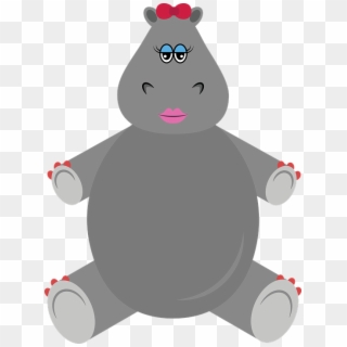 Hipopotamo Menina, HD Png Download