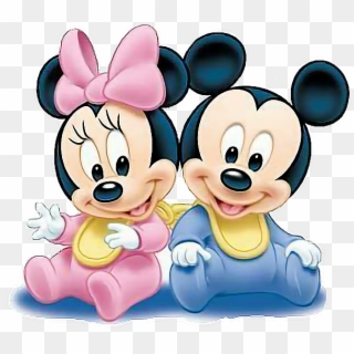 Baby Minnie Mouse And Mickey Mouse Kissing Dibujos De Mickey Y Minnie Hd Png Download 812x697 Pngfind