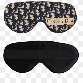 Vintage Dior Logo Sleep Mask- Navy - Eye Mask Dior, HD Png Download