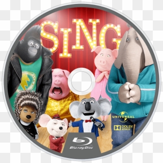 Sing Bluray Disc Image - Sing Blu Ray Disc, HD Png Download