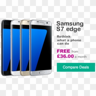 Samsung Galaxy S7 Edge Black Onyx, White Pearl, Gold - Samsung Galaxy, HD Png Download
