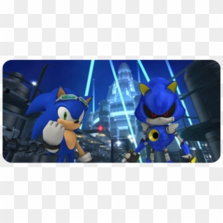 Sonic Vs Metal Sonic - Cartoon, HD Png Download