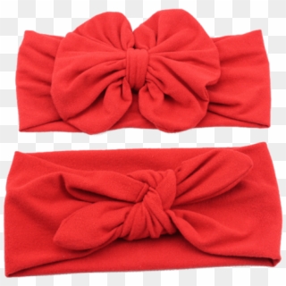 A Mother And Daughter Red Headband Set - Headband, HD Png Download