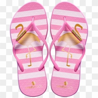 Women's Fashion Flamingo Flip Flop - Flip-flops, HD Png Download