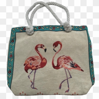 1528 2 Flamingos - Handbag, HD Png Download