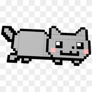 Here Is Nyan Cat Without The Pop Tart Or Rainbows Just - Nyan Cat Png, Transparent Png