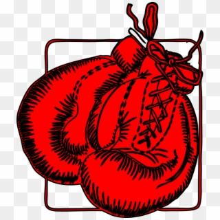 Boxing Gloves Boxing Red Black Gloves Sports - Boxing Glove Transparent Clip Art, HD Png Download