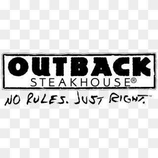 Outback Steakhouse Logo Png Transparent - Outback Steakhouse Logo Black, Png Download